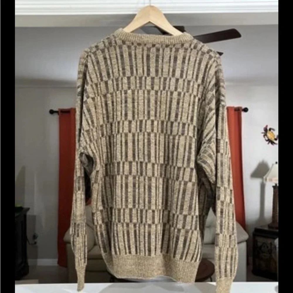 VINTAGE David Taylor Sweater Men Size XL Fair Isle 90s